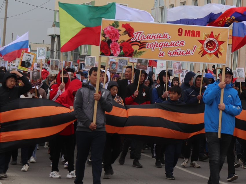 Торжественные митинги и шествие Бессмертного полка  в рамках празднования Дня Победы в поселке Могойтуй